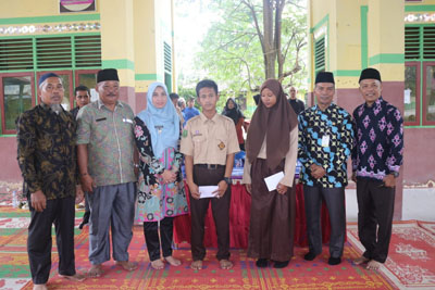 Jelang UN, Ratusan Siswa SMKN 1 Mempura Gelar Doa Bersama